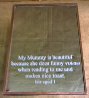 picture of engraved mirror